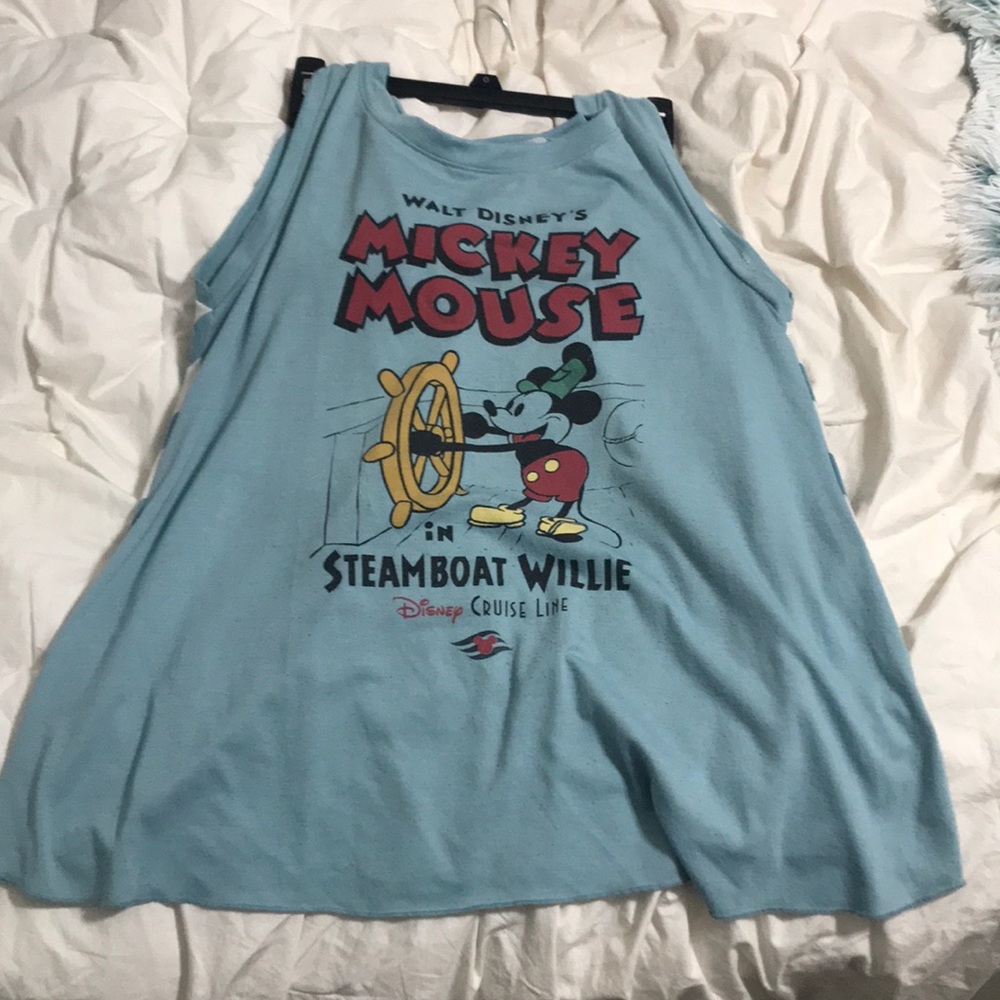Steamboat willie Disney cruise line tank top